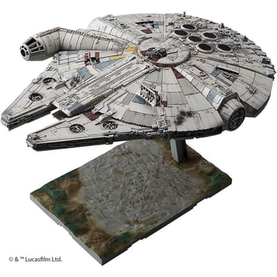 Revell Modelbouwpakket Ruimtevaart - Bandai 01211 Star Wars Millennium Falcon Plastic - 1:144 - Modelbouw