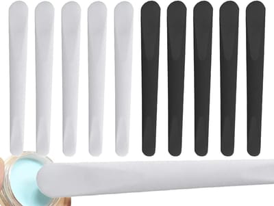 Set van 10 Herbruikbare Boterstick Spatels voor Cosmetica, Make-up en Maskerreiniging - Perfect voor Schoonheidsbehandelingen en DIY-projecten