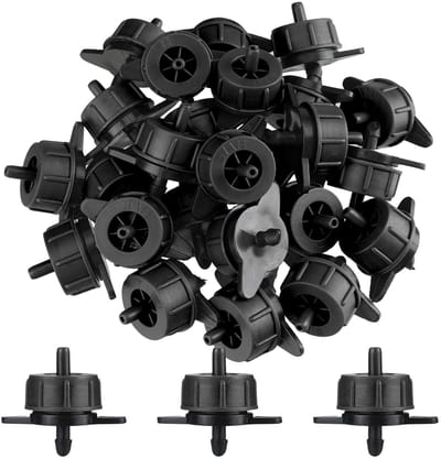 Micro-Drip-Systeem met 50 Stuks - Drippers met Drukregulatie voor Irrigatie en Tuinieren, 4 Liter per Uur, Ideaal voor Landbouw en Tuinonderhoud