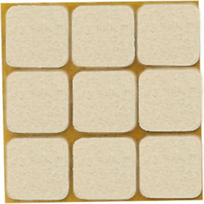 Qlinq Anti-krasvilt - 1x knipvel - wit - 150 x 200 mm - rechthoek - zelfklevend - meubel beschermvilt