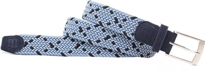 TRESANTI | EMANUELE | Meerkleurig gevlochten riem | Sky Blauw | Size 115