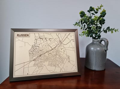 Decoratief Beeld - Houten Van Rijssen - Hout - Bekroned - Bruin - 21 X 30 Cm