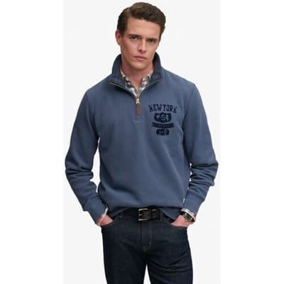 Sweatshirt half-zip ton-sur-ton Superdry