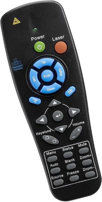 Afstandsbediening geschikt voor de PROMETHEAN PRM-35 beamer, vervangt DLP-REMOTE