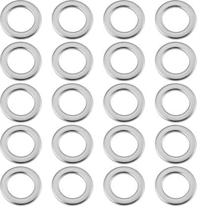 Allecto - Meetklokken sluitringen - 20 stuks roestvrij staal - Nauwkeurige afstemming - 6x10x1 mm - Afstandhouders voor motoronderhoud - Geschikt v...