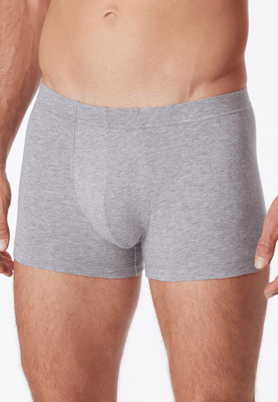 SCHIESSER 95/5 Essentials 3 PACK Shorts - Heren Onderbroek - zwart blauw grijs