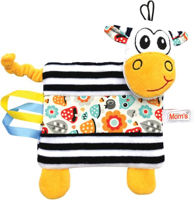 Hencz Toys Mom's Care - Zwart-Witte Szelescik - Verwisselbare - Kleurrijke Linten