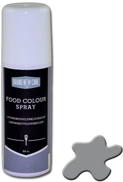 BrandNewCake Kleurspray Metallic Zilver 50ml