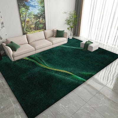 Eenvoudige Decoratie Huis Groene Vloerkleden Woonkamer Licht Luxe Tapijten Modern Hal Sofa Gebied Voetmat Slaapkamer Bedzijde Lounge Vloerkleed 60*90cm