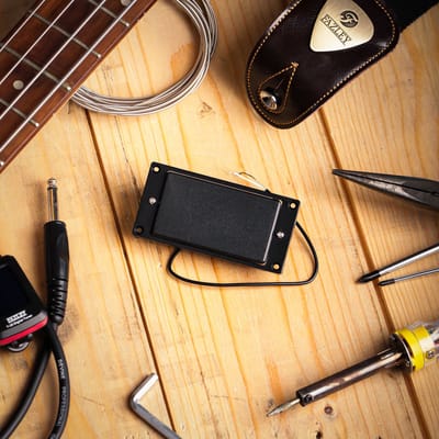 Basgitaar Humbucker Brugelement - Fazley 10597 - Zwart