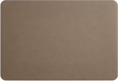 Bureauonderlegger Leer - Bureau organizer - Thuiswerkplek - Handgemaakt in Italië - 50x35 cm - Duifgrijs