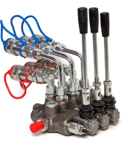 Hydraulisch Stuurventiel - 6 Poorten – 45 l/min – Voor DW Cilinders