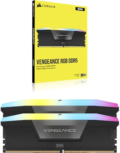 Corsair Vengeance DDR5-6000 - 64GB - CL40 - Dual Channel (2 pcs) - Intel XMP - Zwart