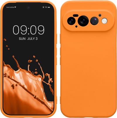 kwmobile telefoonhoesje geschikt voor Google Pixel 11 Pro - Hoesje voor smartphone - Precisie camera uitsnede - In fruitig oranje