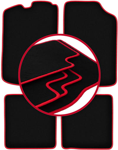 CARLUX-RED automatten voor: Volkswagen Golf I hatchback (1974-1983)