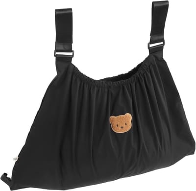 Waterdichte en Scheurvaste Kinderwagen Organizer met Schattig Berenpatroon voor Mobiele Telefoons en Opladers - Herbruikbaar en Handig Accessoire