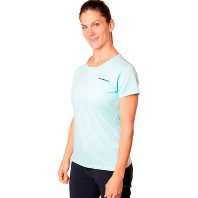 Trangoworld Rjavina T-shirt Met Korte Mouwen Blauw M Vrouw
