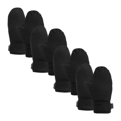 Heatkeeper - Mega thermowanten kinderen - Zwart - 5/8 Jaar - 4-Paar - Warme wanten kinderen