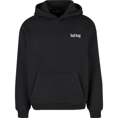 Mister Tee - Bad Boy EMB Fluffy Hoodie/trui - S - Zwart