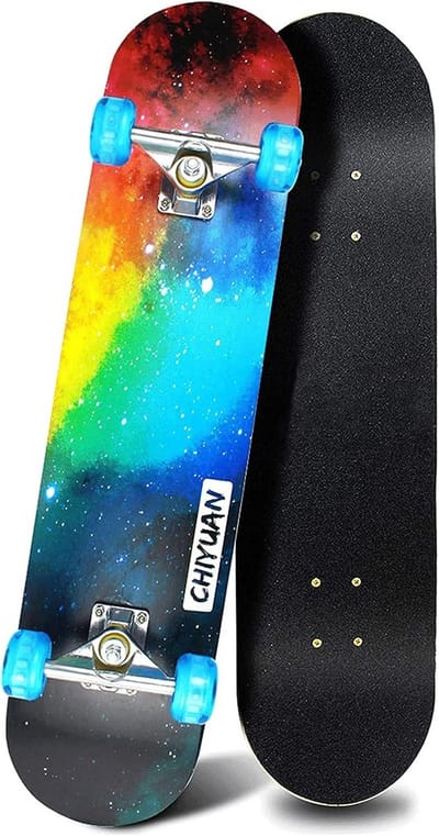 Complete Skateboard met Lichtgevende Wielen voor Beginners en Gevorderden