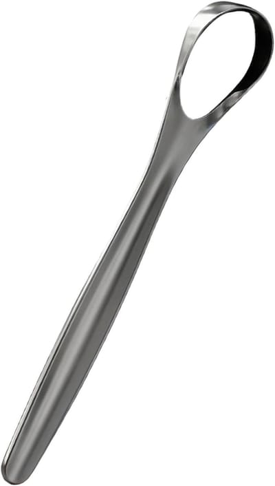 Tongreiniger - Scraper Borstel - Frisse Adem - Antislip Handvat - 14.6cm