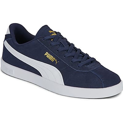 PUMA Puma Club II Unisex Sneakers - PUMA Navy-PUMA White-PUMA Gold