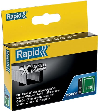Roestvrijstalen nietjes Type 140 - 10mm voor nietpistool - 2000 stuks