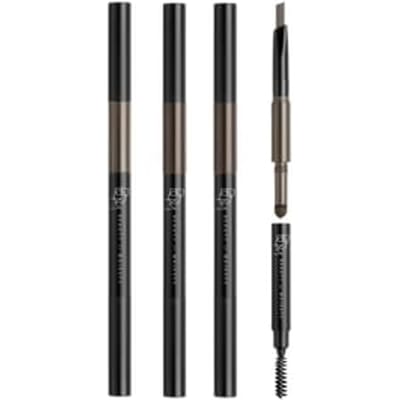 BOM - 3 in 1 Triple Edge Eye Brow - 3 Colors #01 Gray Brown