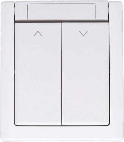 Opbouw Jaloezieën Rooster - Vochtige Ruimte - Bescherming Buiten - IP54 Slagvast - 10 Ampère - Wit