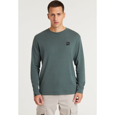 CHASIN Hely T-shirt Long Sleeve Balsam Green Maat: S | Longsleeves Outlet | Heren | Groen