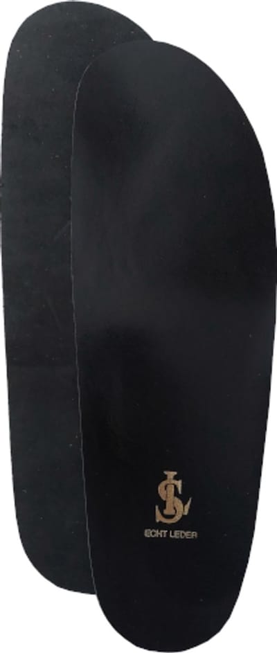 SL Leren Inlegzool - Inplakzool - Schapenleer - Zwart - Op Maat te Knippen - Maat 36 t/m 48 (36-37-38-39-40-41-42-43-44-45-46-47-48)