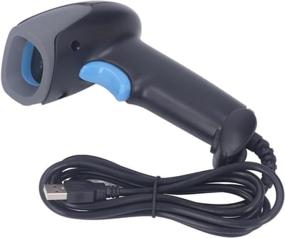 Handheld Barcodelezer - 2D QR Scanner - Logistieke Levering - Breed Decodebereik - 20x10x8cm - Zwart