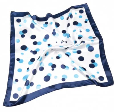 Sjaal-Blauw 48 x 48 cm - Charme Bijoux