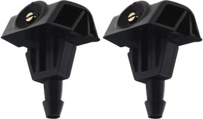 Ruitensproeier Nozzle Vervanging - 2 Stuks - Compatibel met Nissan Note 2006-2013 - Onderdeelnummer 289329U000 - Plastic Materiaal - Efficiënt voor Windshield Reiniging