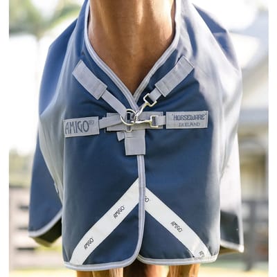 Outdoor paardendeken met halsbedekking Horseware Amigo 1200D 250g