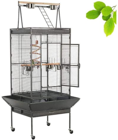 Vogelkooi - Papegaaienkooi - Vogelkooien voor Binnen - Zwart