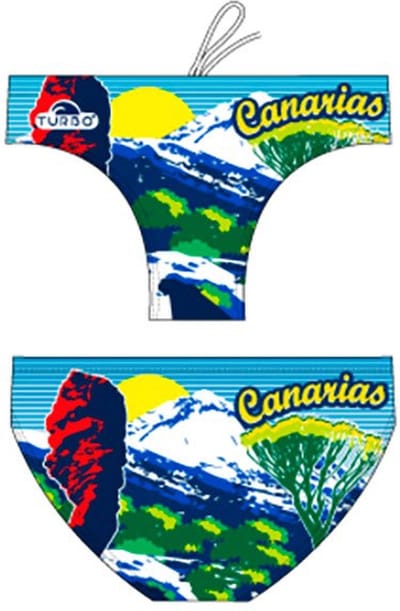 Turbo Canarias Teide Zwemslip Blauw S Man