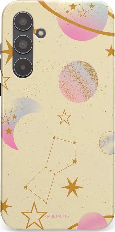 Casetastic Hoesje Geschikt voor Samsung A55 - Stijlvolle Beschermende Duo-layer Case - Zomerse nacht