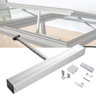 Elektrische Raamopener - Automatische Raamopener - Ventilatie Regelen - Stille Kettingaandrijving - 300-700 mm - Zilver
