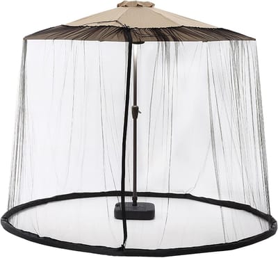 Parasol Net - Terras Scherm - Buiten Zitten - Verstelbaar Koord - 300 x 230 cm - Zwart