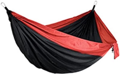 Kampeerhangmat - Reishangmat - Outdoor Ontspanning - Ademend Parachute Nylon - 300kg Draagvermogen - Tweekleurig