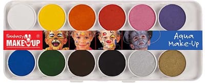 Kreul Schminkset - Kinder Make Up - 12 kleuren + penselen