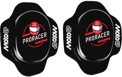 Kniebeschermers voor motorrijders - zwart