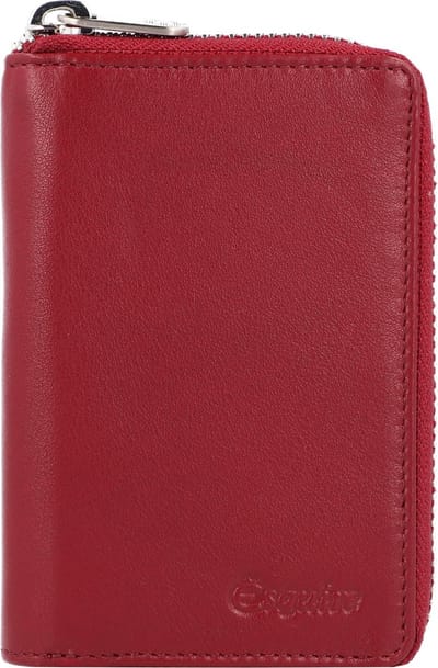 Esquire Oslo Nappa Portemonnee RFID Leer 8 cm - Dames - Staand formaat - rot