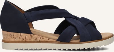 Gabor 782 Sandalen - Met Sleehak - Dames - Donkerblauw - Maat 38