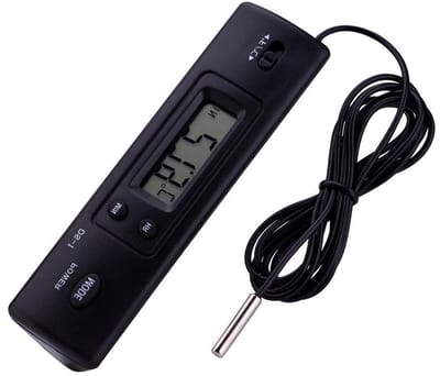 Digitale LCD Temperatuurmeter met Draadloze Sensor en Groot Display voor Koelkastgebruik