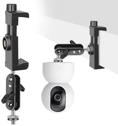 Verstelbare 360 Graden Camerahouder voor Binnen en Buiten - Wandhouder voor Bewakingscamera
