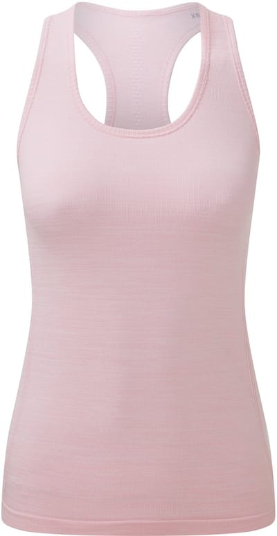 TriDri Women´s Recycled Seamless ´3D Fit´ Multi-Sport Flex Vest TR509 - Light Pink Melange - XS