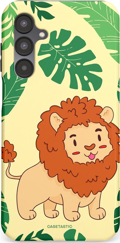 Casetastic Hoesje Geschikt voor Samsung A16 - Stijlvolle Beschermende Duo-layer Case - Jungle Leeuw Ontwerp