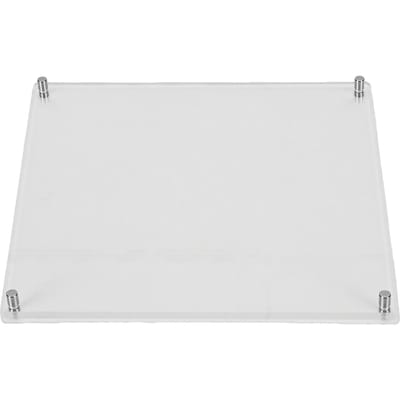 Cadre Photo Sans Cadre 8x8 Pouces Acrylique Transparent Flottant Cadre Photo Sans Cadre pour Certificat Œuvre d'Art Photo de Famille 20cm 20cm white